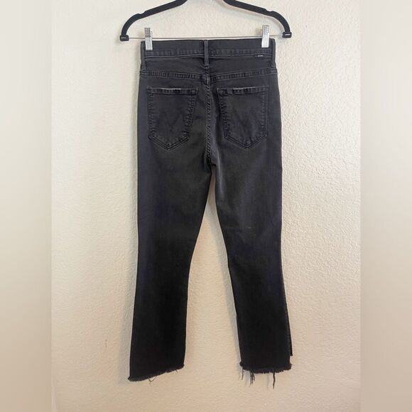 MOTHER The Insider Crop Step Fray in black Not Guilty 26 - Picture 5 of 10